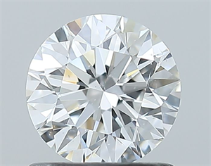 Picture of Natural Diamond 0.90 Carats, Round with Excellent Cut, F Color, SI2 Clarity and Certified by GIA