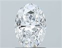 Diamante Natural 1.00 quilates, Ovalado , Color D, claridad SI1 y certificado GIA