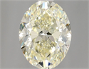 Natural Diamond 1.01 Carats, Oval with  Cut, M Color, VVS2 Clarity and Certified by GIA