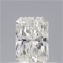 Natural Diamond 0.50 Carats, Radiant with  Cut, F Color, VVS1 Clarity and Certified by IGI