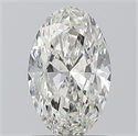 Diamante Natural 1.01 quilates, Ovalado , Color H, claridad VVS2 y certificado GIA