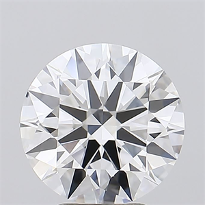 Picture of Lab Grown Diamond 4.05 Carats, Round with Ideal Cut, E Color, IF Clarity and Certified by IGI