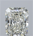 Natural Diamond 0.72 Carats, Radiant with  Cut, J Color, VS1 Clarity and Certified by GIA
