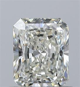 Picture of Natural Diamond 0.72 Carats, Radiant with  Cut, J Color, VS1 Clarity and Certified by GIA