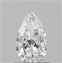 Natural Diamond 0.50 Carats, Pear with  Cut, F Color, VS2 Clarity and Certified by GIA