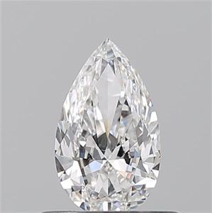 Picture of Natural Diamond 0.50 Carats, Pear with  Cut, F Color, VS2 Clarity and Certified by GIA