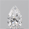 Natural Diamond 0.50 Carats, Pear with  Cut, F Color, VS2 Clarity and Certified by GIA