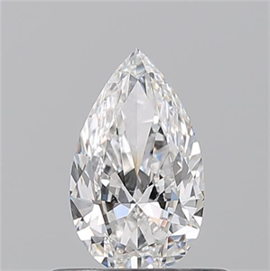 Picture of Natural Diamond 0.50 Carats, Pear with  Cut, F Color, VS2 Clarity and Certified by GIA