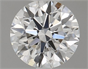 Natural Diamond 0.45 Carats, Round with Excellent Cut, G Color, VVS2 Clarity and Certified by GIA