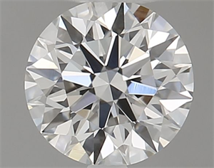 Picture of Natural Diamond 0.45 Carats, Round with Excellent Cut, G Color, VVS2 Clarity and Certified by GIA