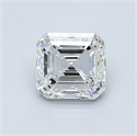 Natural Diamond 1.01 Carats, Asscher with  Cut, F Color, VS1 Clarity and Certified by GIA