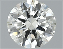 Natural Diamond 0.61 Carats, Round with Excellent Cut, I Color, VS2 Clarity and Certified by IGI