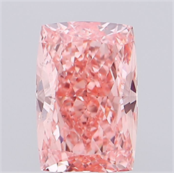 Picture of Lab Grown Diamond 3.01 Carats, CUSHION MODIFIED with  Cut, Fancy Vivid Pink Color, VS1 Clarity and Certified by IGI