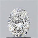 Diamante Natural 0.55 quilates, Ovalado , Color F, claridad VVS1 y certificado GIA