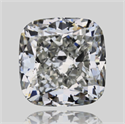Natural Diamond 0.58 Carats, Cushion with  Cut, I Color, VS1 Clarity and Certified by GIA