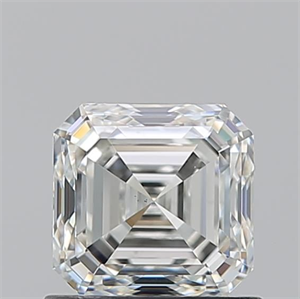 Picture of Natural Diamond 1.01 Carats, Asscher with  Cut, I Color, VS1 Clarity and Certified by GIA