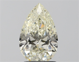 Picture of Natural Diamond 1.51 Carats, Pear with  Cut, K Color, VS2 Clarity and Certified by IGI