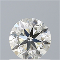 Natural Diamond 0.70 Carats, Round with Very Good Cut, I Color, VVS1 Clarity and Certified by IGI