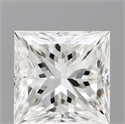 Natural Diamond 1.52 Carats, Princess with  Cut, G Color, VVS1 Clarity and Certified by GIA