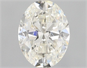 Natural Diamond 1.01 Carats, Oval with  Cut, J Color, SI2 Clarity and Certified by GIA