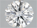 Lab Grown Diamond 1.21 Carats, Round with Ideal Cut, E Color, SI1 Clarity and Certified by IGI