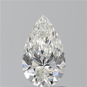 Picture of Natural Diamond 0.90 Carats, Pear with  Cut, H Color, VS1 Clarity and Certified by GIA