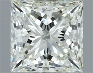 Picture of Natural Diamond 1.09 Carats, Princess with  Cut, J Color, VS2 Clarity and Certified by IGI