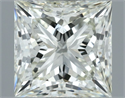 Natural Diamond 1.09 Carats, Princess with  Cut, J Color, VS2 Clarity and Certified by IGI