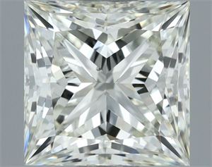 Picture of Natural Diamond 1.09 Carats, Princess with  Cut, J Color, VS2 Clarity and Certified by IGI