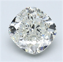 Natural Diamond 2.01 Carats, Cushion with  Cut, K Color, SI1 Clarity and Certified by GIA