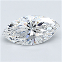 Natural Diamond 2.52 Carats, Marquise with  Cut, E Color, VS1 Clarity and Certified by GIA