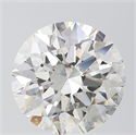Natural Diamond 9.01 Carats, Round with Excellent Cut, I Color, SI1 Clarity and Certified by HRD