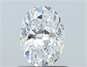 Natural Diamond 0.70 Carats, Oval with  Cut, D Color, VS1 Clarity and Certified by GIA