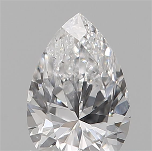 Foto Diamante Natural 0.18 quilates, De pera , Color D, claridad SI1 y certificado GIA de