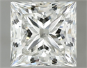 Natural Diamond 1.00 Carats, Princess with  Cut, I Color, SI1 Clarity and Certified by GIA