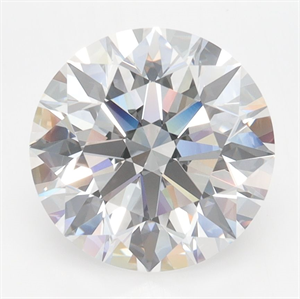 Picture of Lab Grown Diamond 3.54 Carats, Round with Excellent Cut, E Color, VVS1 Clarity and Certified by GIA
