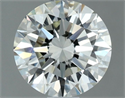 Natural Diamond 1.00 Carats, Round with Excellent Cut, K Color, VVS1 Clarity and Certified by GIA