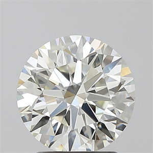 Picture of Natural Diamond 2.00 Carats, Round with Excellent Cut, I Color, VS1 Clarity and Certified by HRD