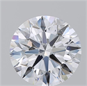 Natural Diamond 2.25 Carats, Round with Excellent Cut, D Color, VS2 Clarity and Certified by GIA