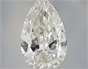 Natural Diamond 0.30 Carats, Pear with  Cut, G Color, SI1 Clarity and Certified by IGI