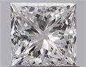 Natural Diamond 0.72 Carats, Princess with  Cut, D Color, VS2 Clarity and Certified by GIA