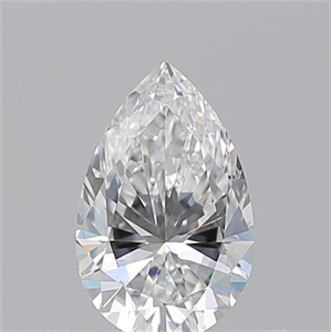Picture of Natural Diamond 0.50 Carats, Pear with  Cut, E Color, SI2 Clarity and Certified by GIA