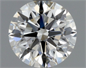 Natural Diamond 0.81 Carats, Round with Excellent Cut, E Color, VVS1 Clarity and Certified by GIA