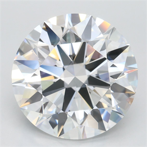 Picture of Lab Grown Diamond 5.43 Carats, Round with Excellent Cut, D Color, VVS1 Clarity and Certified by GIA
