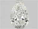 Diamante Natural 0.80 quilates, De pera , Color F, claridad SI2 y certificado GIA