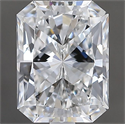 Natural Diamond 2.01 Carats, Radiant with  Cut, F Color, VVS1 Clarity and Certified by GIA
