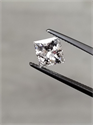 Natural Diamond 2.05 Carats, Princess with  Cut, I Color, SI1 Clarity and Certified by GIA