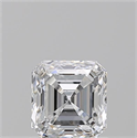 Diamante Natural 1.01 quilates, Asscher , Color D, claridad SI1 y certificado GIA