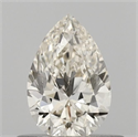 Diamante Natural 0.51 quilates, De pera , Color J, claridad VS1 y certificado IGI