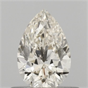 Diamante Natural 0.51 quilates, De pera , Color J, claridad VS1 y certificado IGI